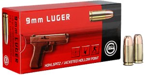 Náboj kulový 9mm Luger JHP Geco