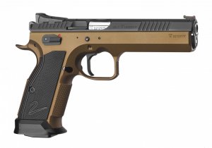 Pistole samonabíjecí CZ 75 TS 2 DEEP BRONZE, ráže: 9 mm Luger