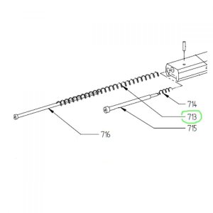 Pardini SP New, vratná pružina