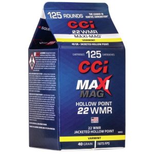 Náboj kulový CCI, MAXI-MAG, .22WMR, 40gr/ 2,6g, JHP