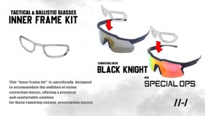 TR-1 dioptrická vložka pro brýle "Special ops"