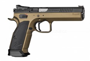 Pistole samonabíjecí CZ 75 TS 2 DEEP Bronze ráže: 9mm Luger