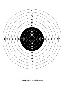 Terč pistolový