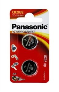 Baterie Panasonic CR2032, DL2032, BR2032, LM2032, KCR2032, KL2032, SB-T15, SR302, 3V, blis