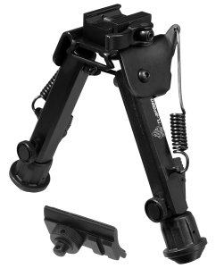 Bipod UTG Super Duty, QD, 6"-8,5", Picatinny + adaptér na očko popruhu