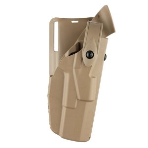 Opaskové pouzdro Safariland 7285 7TS SLS pro Glock 19 se svítilnou TLR-7, Low ride, FDE