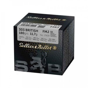 Náboj kulový SaB 303 British FMJ 11,7g