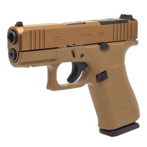 Pistole samonabíjecí Glock 43X FDE MOS-K FS s 15ti rannými zásobníky, ráže 9mm Luger